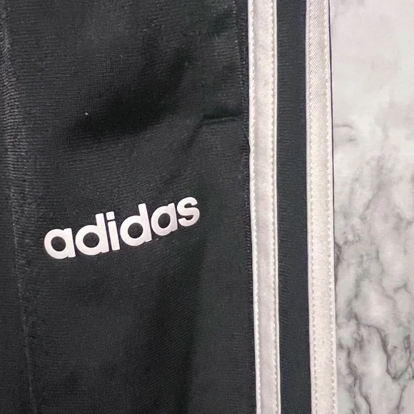 Classic Adidas Joggers Black with White Stripes - Picture 4 of 6